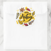 ハロー秋 ラウンドシール (バッグ)