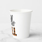 ハロー秋 紙コップ (左)