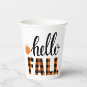 ハロー秋 紙コップ (正面)