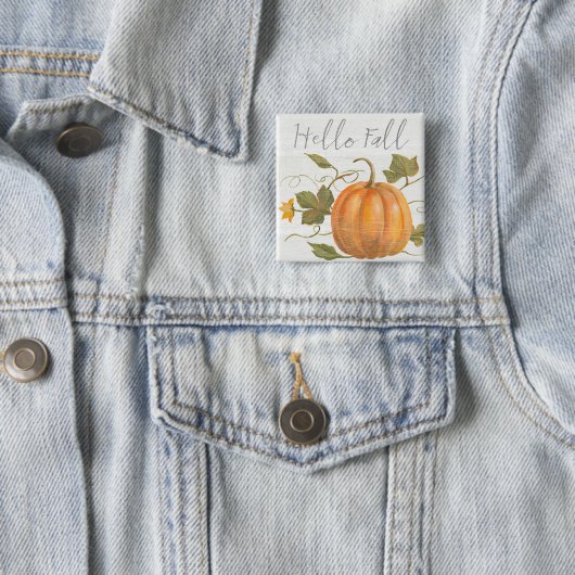 ハロー秋 缶バッジ (インサイチュ)