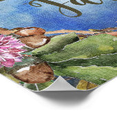 ハロー秋 |花と果実のリース ポスター (角)