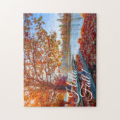 ハロー紅葉オンレイクランドスケープ ジグソーパズル (縦)