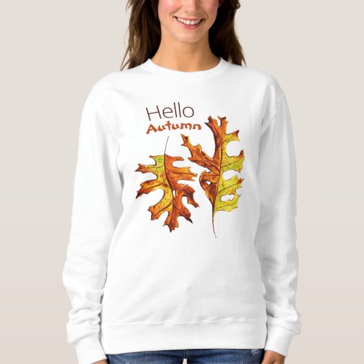 ハロー紅葉ズビューティフル自然恋人 スウェットシャツ (正面)