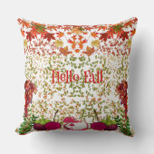 ハロー紅葉メープル葉ズオータムカボチャ クッション (正面)