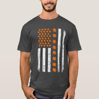 ハロー紅葉秋シーズンマプルアメリカンFl Tシャツ