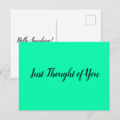 ハロー考えシャイン – :ハローサンシャイン! ポストカード (正面/裏面)