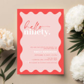 ハロー鮮やか990th誕生日パーティー 招待状