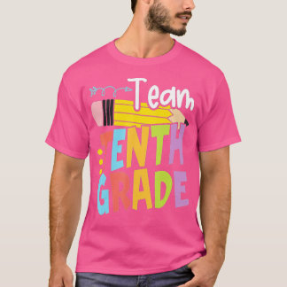 ハロー10年生ハッピーファースト日T Tシャツ