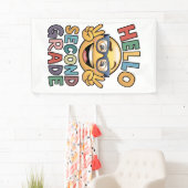 ハロー2年生先生2年生バックスクール 横断幕 (インサイチュ)