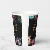 ハロー2024花火新年ホリデーパーティー 紙コップ (右)