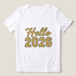 ハロー2026 カップルおそろいTシャツ トライブレンドTシャツ