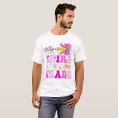ハロー3年生新学期ペンシルコケット Tシャツ (正面フル)