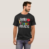 ハロー4年生先生1日目 Tシャツ (正面フル)