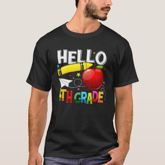 ハロー4年生担任チーム 4年生 スクワッド ギー Tシャツ (正面)