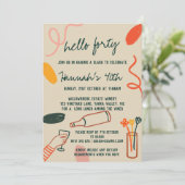 ハロー40フォーティワイナリーランチ誕生日 招待状 (スタンド正面)