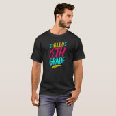 ハロー6年生1日目先生戻るT Tシャツ (正面フル)