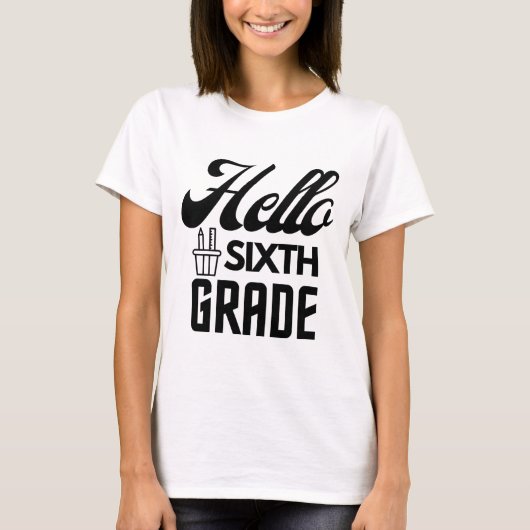 ハロー6級6級先生Tシャツ Tシャツ (正面)