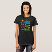 ハロー7年生先生学生新学期グラ Tシャツ (正面フル)