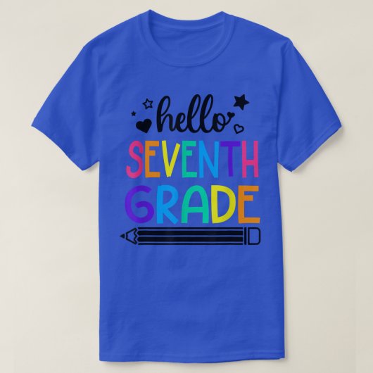 ハロー7年生新学期服B女子 Tシャツ (デザイン正面)