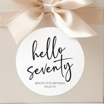 ハロー70ミニマリスト70th誕生日パーティー