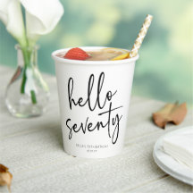 ハロー70ミニマリスト70th誕生日パーティー