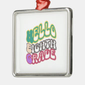 ハロー8年生 メタルオーナメント (左)