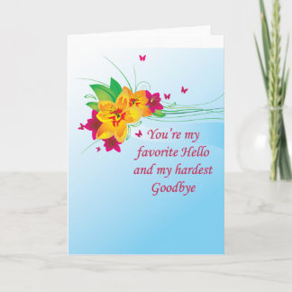 ハロー・お気に入りのハーベスト・グォーバイ カード