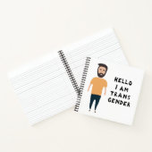 ハロー・アイ・アム・トランスジェンダー ノートブック (内部)