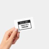 ハロー・アイ・ハブ・トゥレット症候群 バッジ (手持ち)