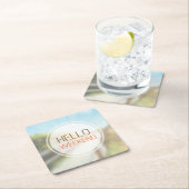 ハロー·ウィークエンド2 スクエアペーパーコースター (インサイチュ)