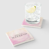 ハロー·ウィークエンド ストーンコースター (横)