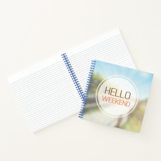 ハロー・ウィークエンド ノートブック (内部)