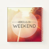 ハロー・ウィークエンド ノートブック (裏面)