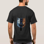 ハロー キング ウルフ トリオ Tシャツ (裏面)