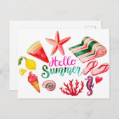 ハロー・サマー ポストカード (正面/裏面)