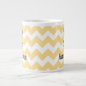 「ハロー·ザ·ハンサム」シェブロン·ジャンボ·マグ ジャンボコーヒーマグカップ (正面)