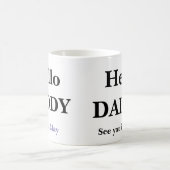 ハロー·ダディ·プレグネンション·フル·リビール·コーヒー·マグ モーフィングマグカップ (中央)