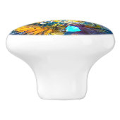 ハロー：ドイツの羊飼いのポートレート セラミックノブ (側面)