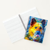 ハロー:ドイツの羊飼いのポートレート ノートブック (内部)