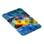 ハロー：ドイツの羊飼いのポートレート マグネット (右側)