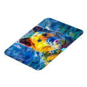 ハロー：ドイツの羊飼いのポートレート マグネット (左側)