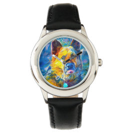 ハロー：ドイツの羊飼いのポートレート 腕時計