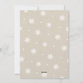 ハロー・ニューイヤー・素朴バフェイクーラップのテクスチャ写真 シーズンカード (裏面)