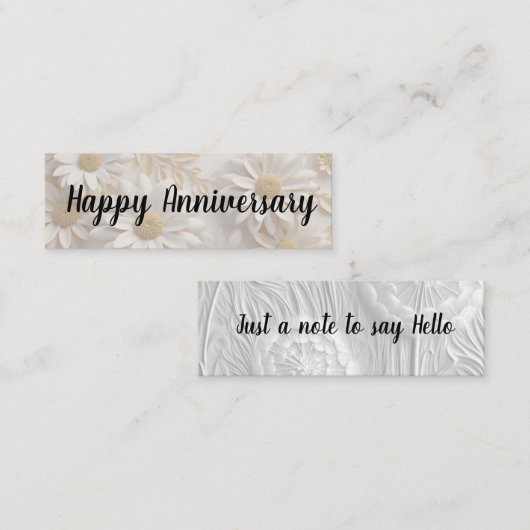 ハロー/ハッピーアニバーサリー スキニー名刺 (正面/裏面)