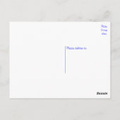 ハロー・バセット・ハウンド・ワンピー・ドッグ・ブ考えるルーズ・オブ・ユー ポストカード (裏面)