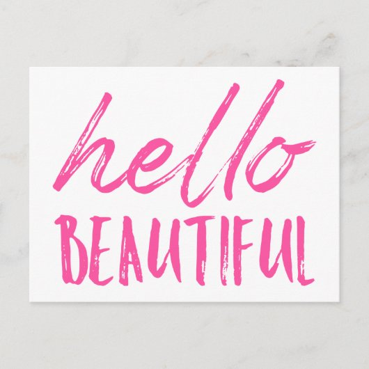 ハロー・ビューティフル ポストカード (正面)