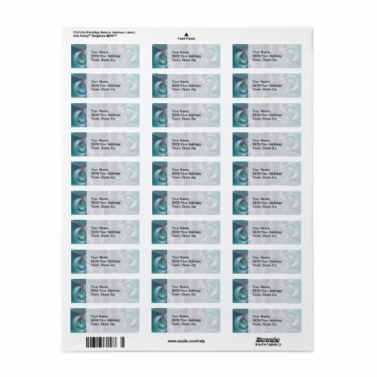 ハロー – フラクタル ラベル (フルシート)