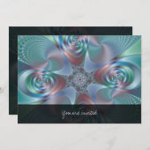 ハロー – フラクタル 招待状 (正面/裏面)