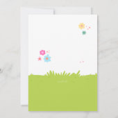 ハロー フレンド バースデー パーティー ご招待 招待状 (裏面)