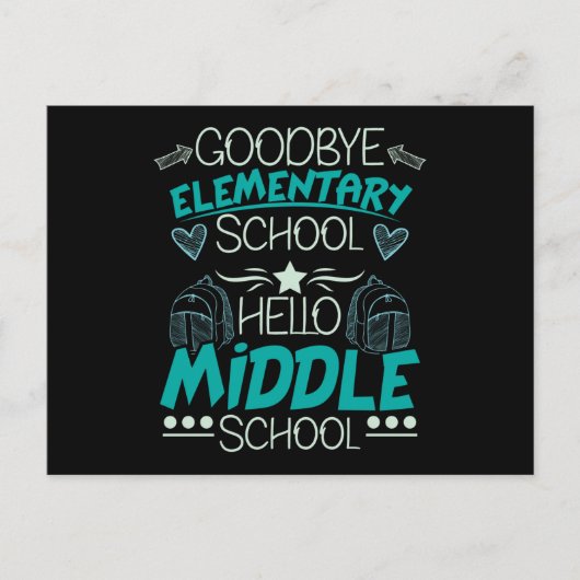 ハロー・ミドルスクール ポストカード (正面)